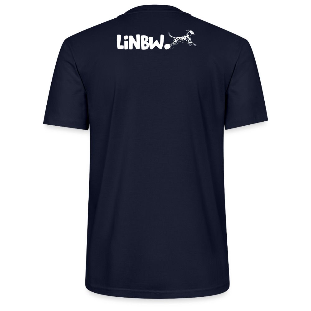 LiNBW. Männer T-Shirt Life is not just black and white - Navy