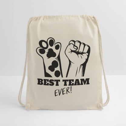 LiNBW. Turnbeutel Best Team Ever - Natur