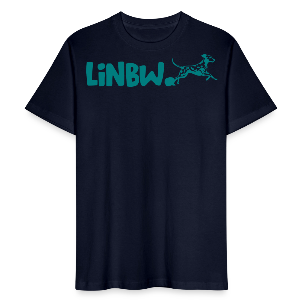 LiNBW. Männer T-Shirt Life is not just black and white - Navy
