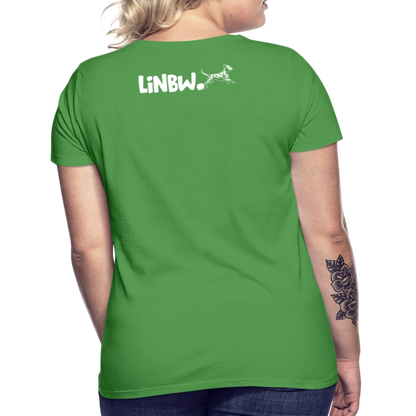 LiNBW. Frauen T-Shirt Life is not just black and white - Kelly Green