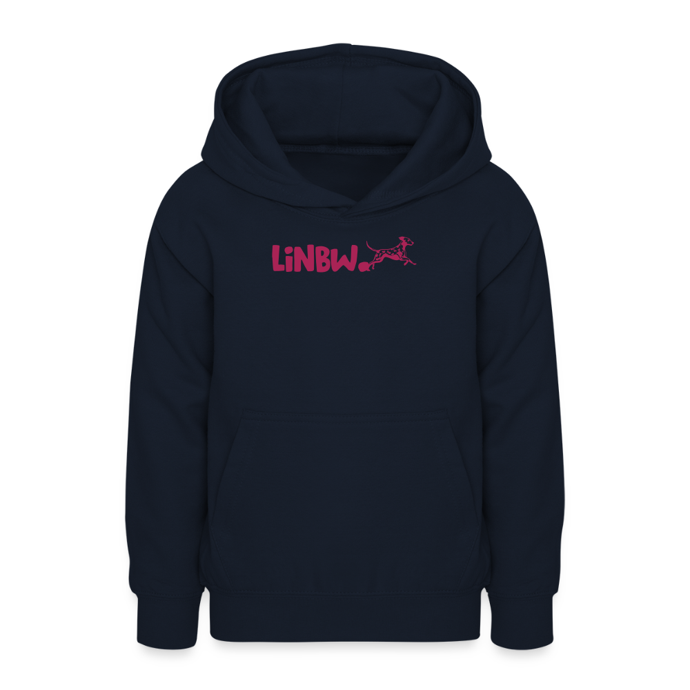 LiNBW. Teenager Hoodie Life is not just black and white - Navy
