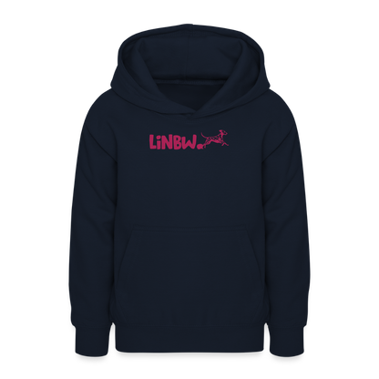 LiNBW. Teenager Hoodie Life is not just black and white - Navy