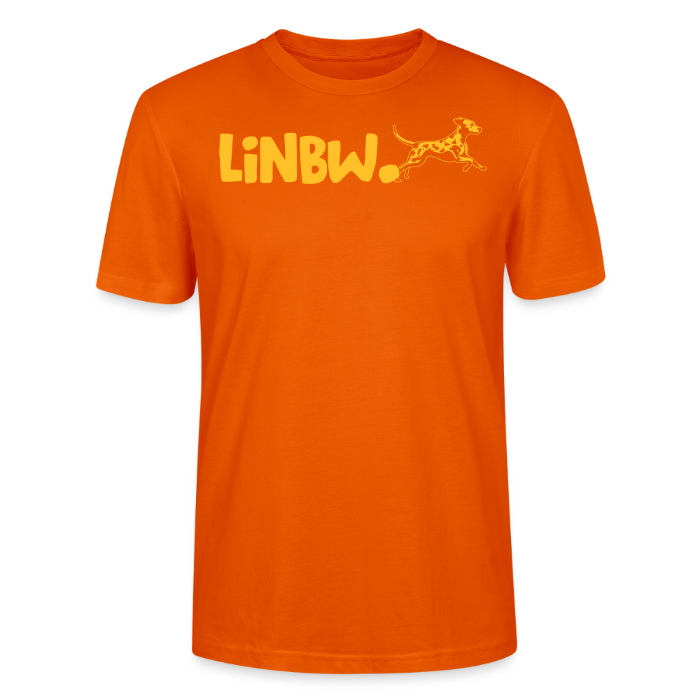 LiNBW. Männer T-Shirt Life is not just black and white - Tieforange
