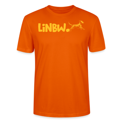 LiNBW. Männer T-Shirt Life is not just black and white - Tieforange
