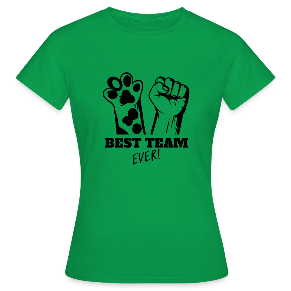 LiNBW. Frauen T-Shirt Best Team Ever - Kelly Green