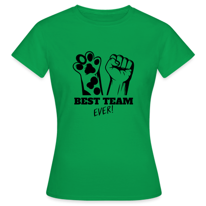 LiNBW. Frauen T-Shirt Best Team Ever - Kelly Green