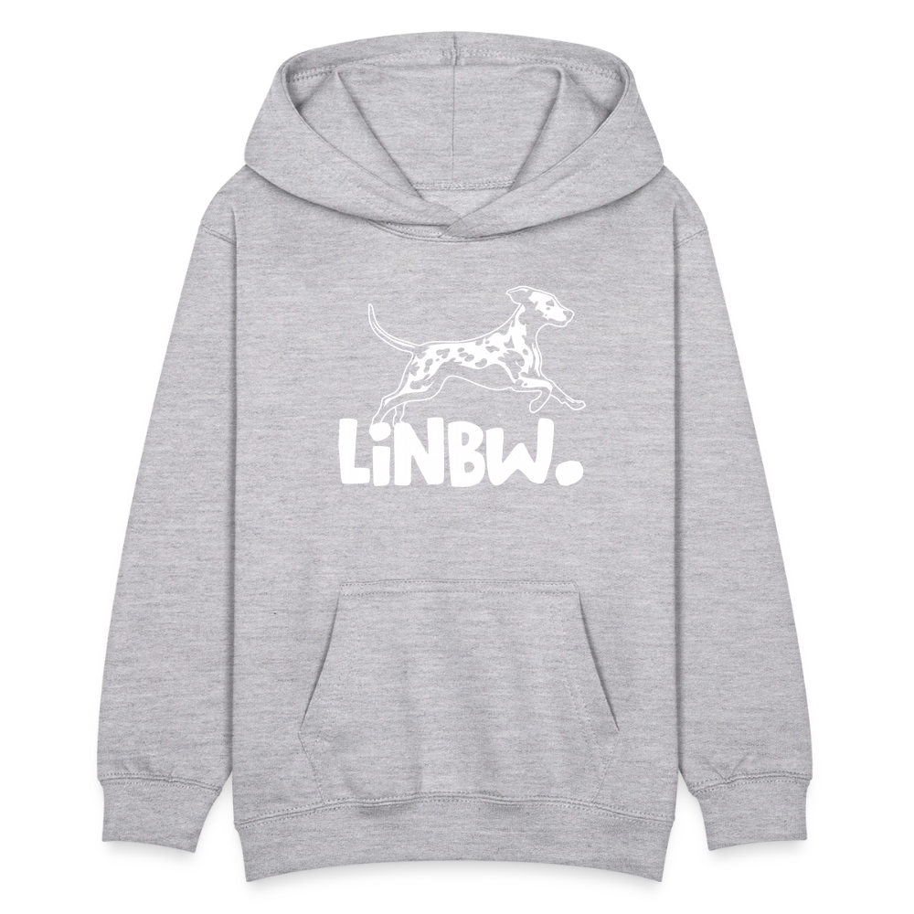 LiNBW. Teenager Hoodie - Hellgrau meliert