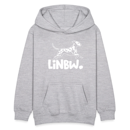 LiNBW. Teenager Hoodie - Hellgrau meliert