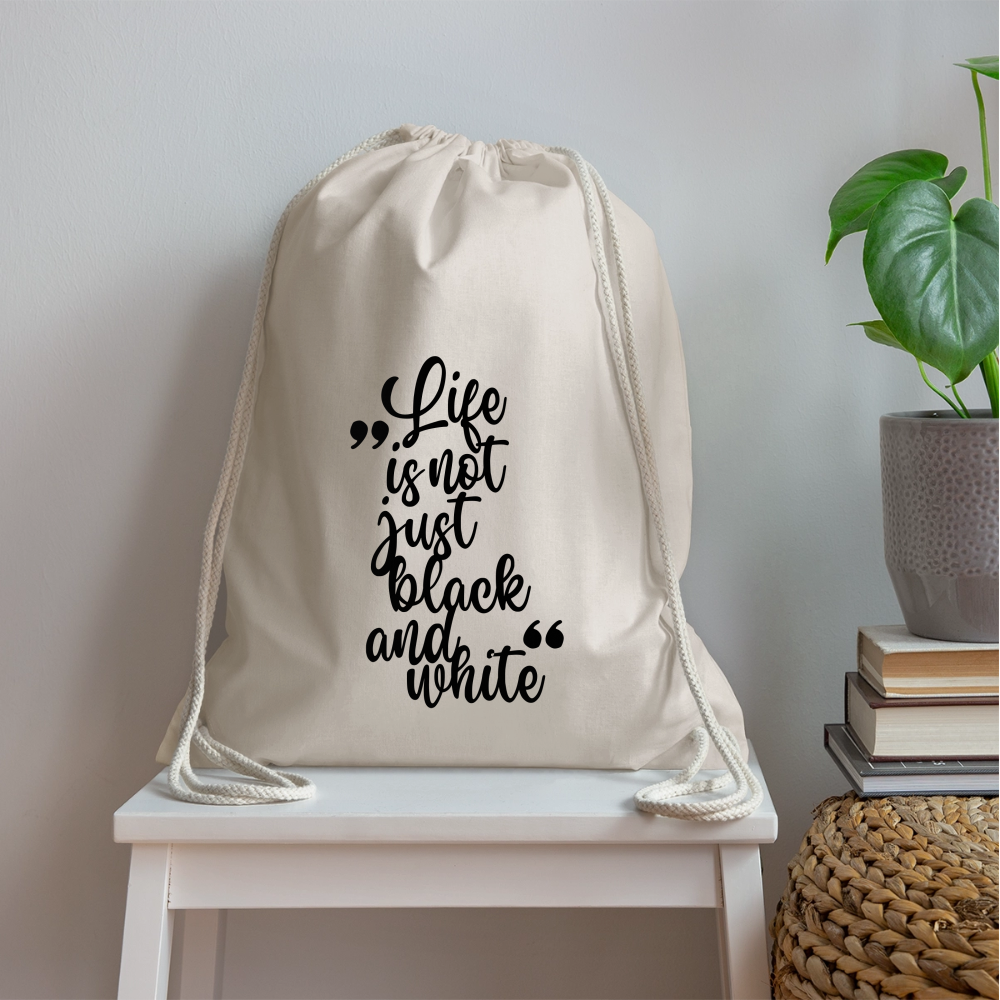 LiNBW. Turnbeutel Life is not just black and white - Natur