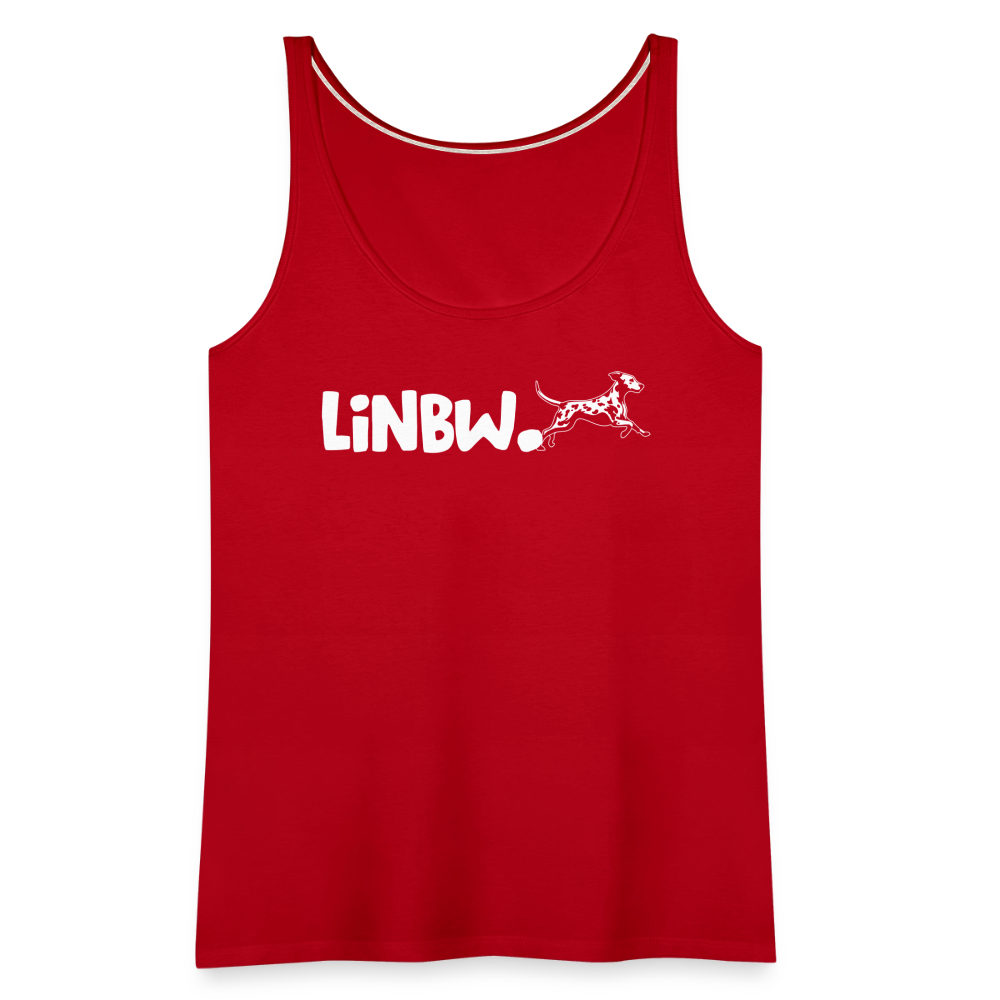 LiNBW. Frauen Tank-Top Life is not just black and white - Rot