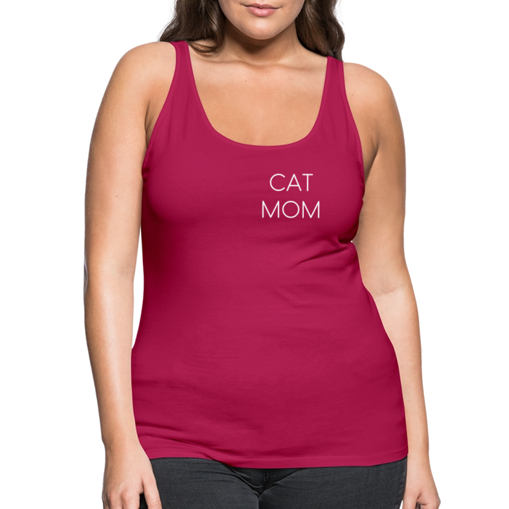 LiNBW. Frauen Tank-Top Stolzes Personal einer Katze - dunkles Pink