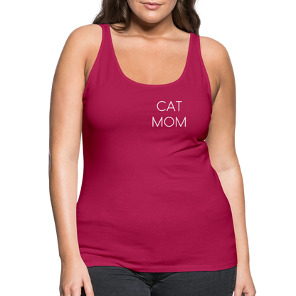 LiNBW. Frauen Tank-Top Stolzes Personal einer Katze - dunkles Pink