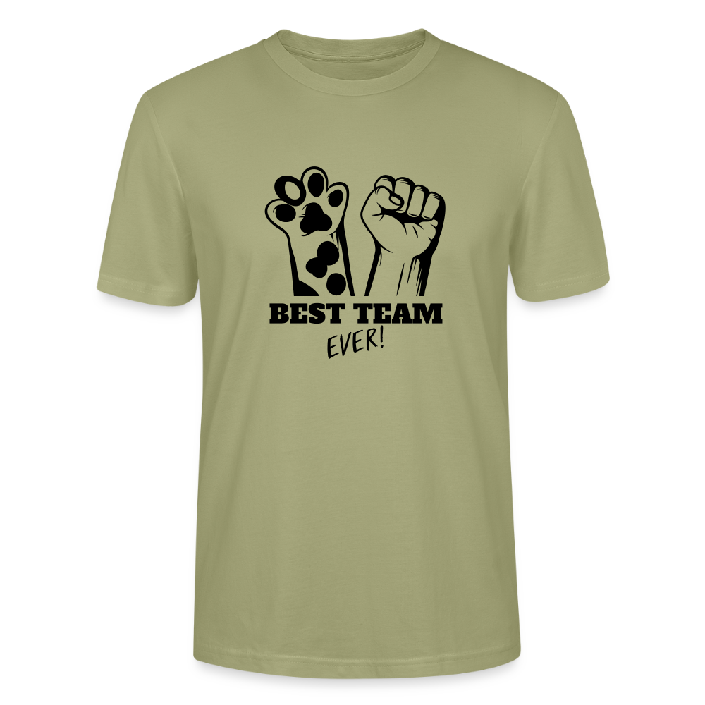 LiNBW. Männer T-Shirt Best Team Ever - Nebelgrün