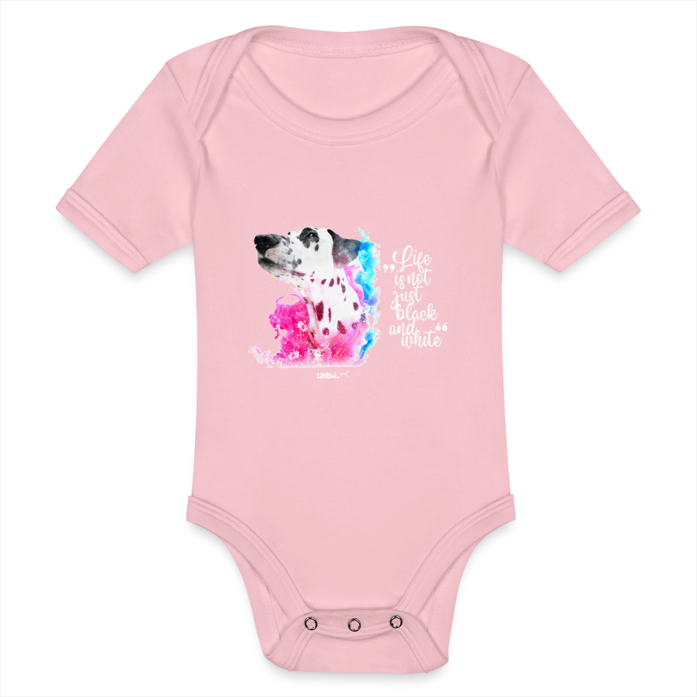 LiNBW. Body Kurzarm Dalmatiner Life is not just black and white - Hellrosa