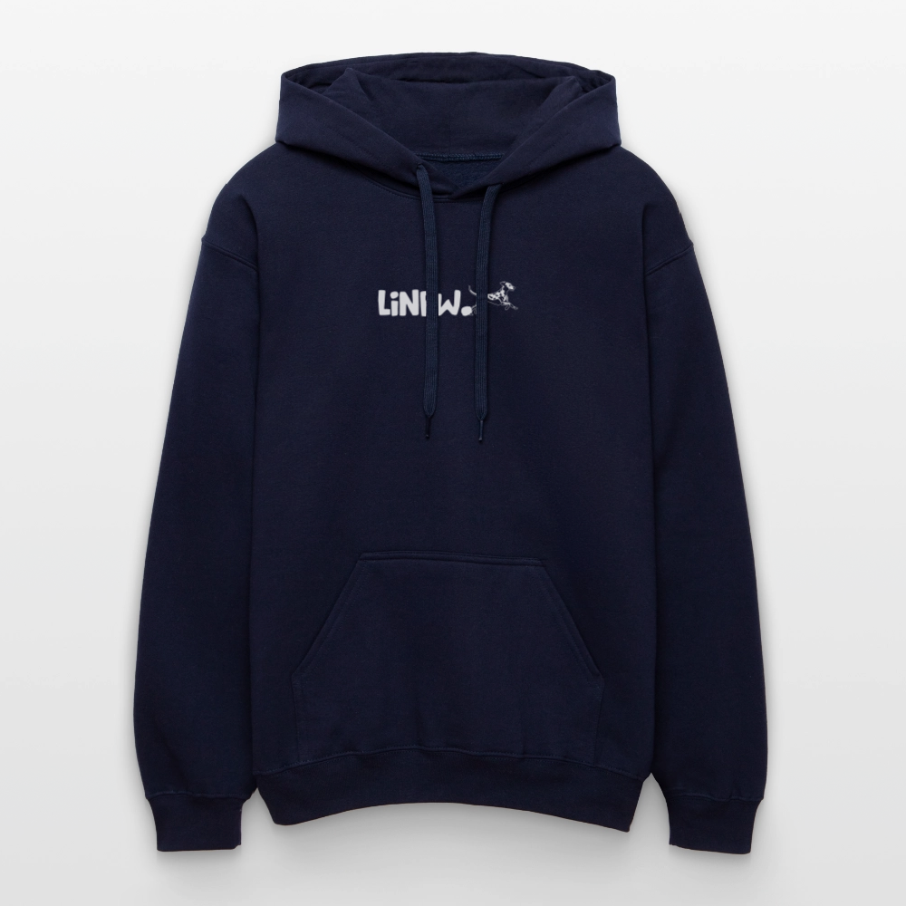 LiNBW. Männer & Frauen Hoodie Life is not just black and white - Navy