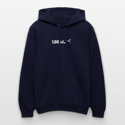 LiNBW. Männer & Frauen Hoodie Life is not just black and white - Navy