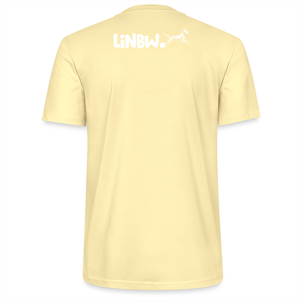 LiNBW. Männer T-Shirt Life is not just black and white - Creme