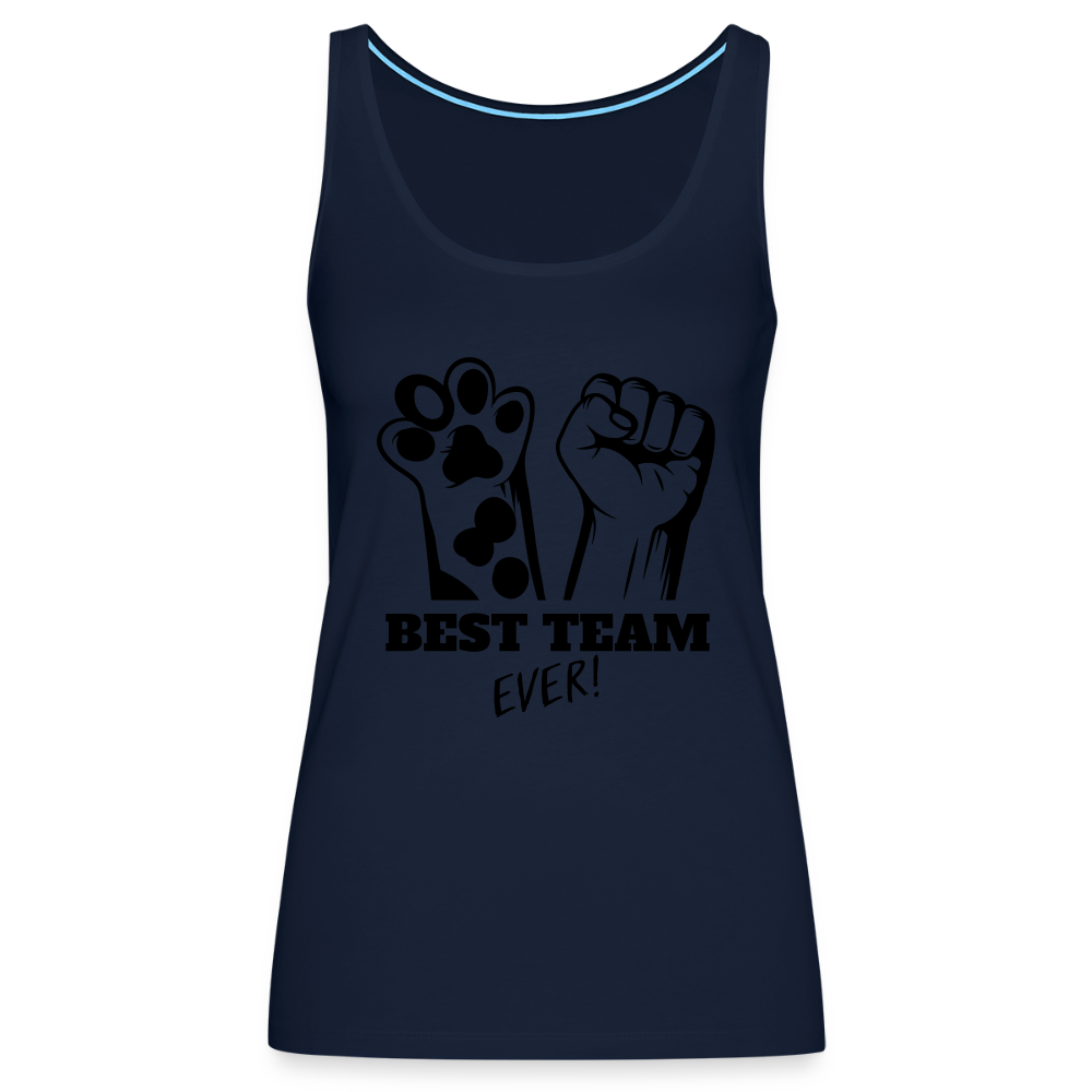 LiNBW. Frauen Tank-Top Best Team Ever - Navy