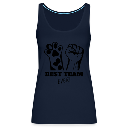 LiNBW. Frauen Tank-Top Best Team Ever - Navy