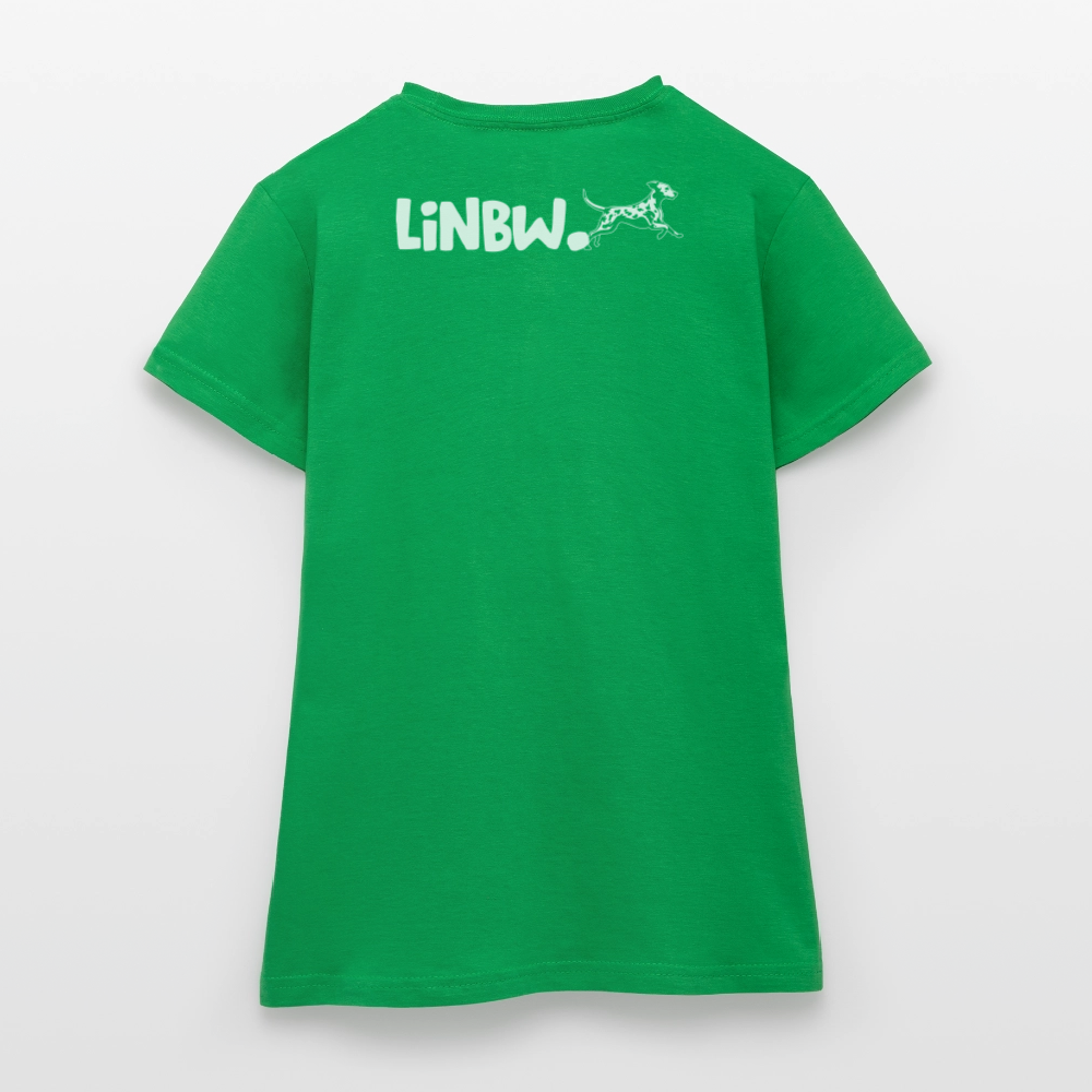 LiNBW. Frauen T-Shirt Life is not just black and white - Kelly Green