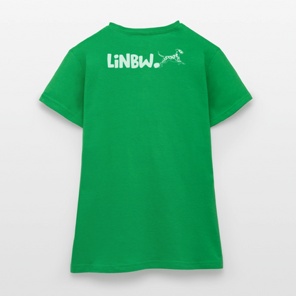 LiNBW. Frauen T-Shirt Life is not just black and white - Kelly Green