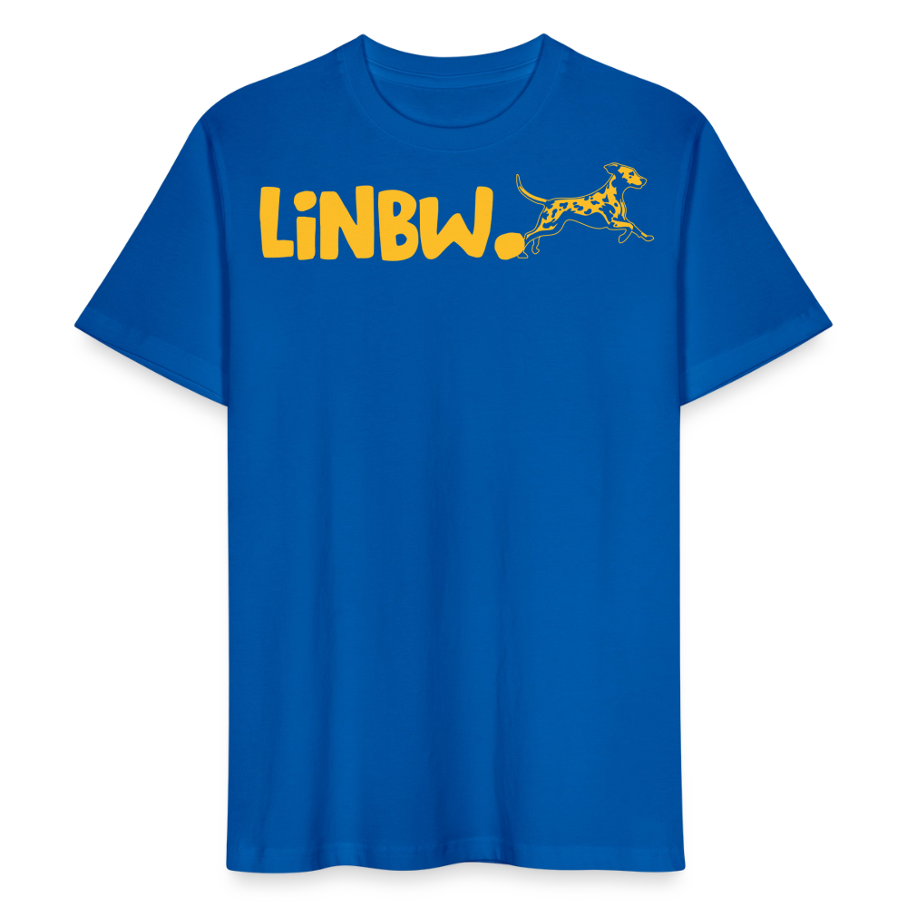 LiNBW. Männer T-Shirt Life is not just black and white - Pfauenblau
