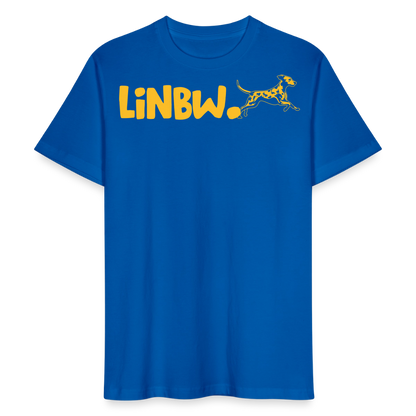 LiNBW. Männer T-Shirt Life is not just black and white - Pfauenblau