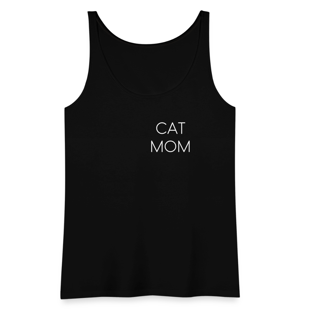 LiNBW. Frauen Tank-Top Stolzes Personal einer Katze - Schwarz