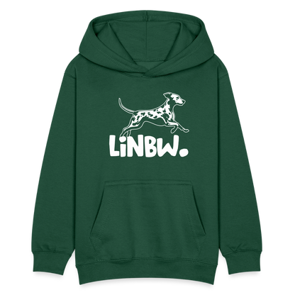 LiNBW. Teenager Hoodie - Flaschengrün