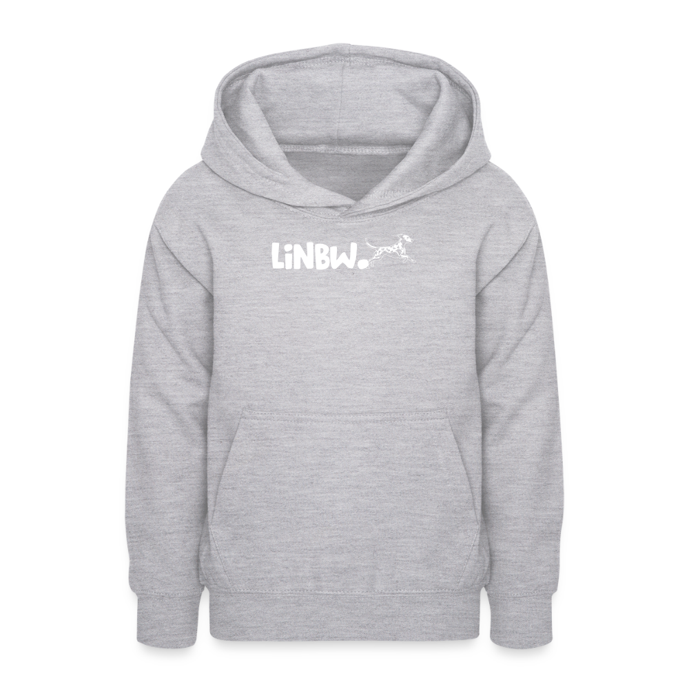 LiNBW. Teenager Hoodie Life is not just black and white - Hellgrau meliert