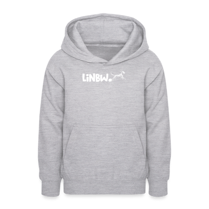LiNBW. Teenager Hoodie Life is not just black and white - Hellgrau meliert