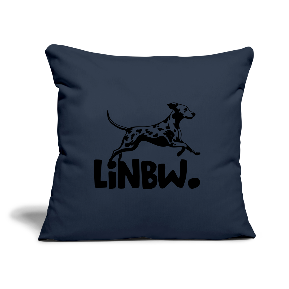 LiNBW. Kissen mit Füllung 45 x 45 cm - Navy