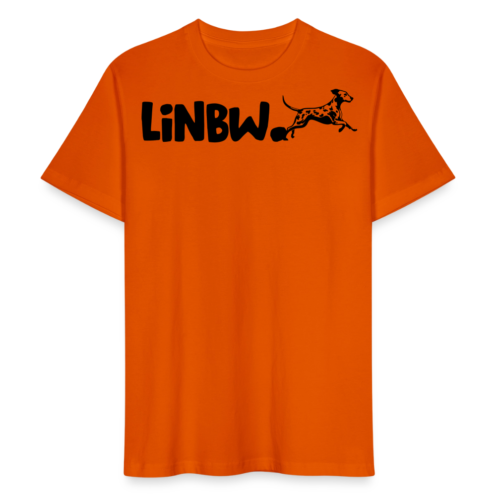 LiNBW. Männer T-Shirt Life is not just black and white - Tieforange