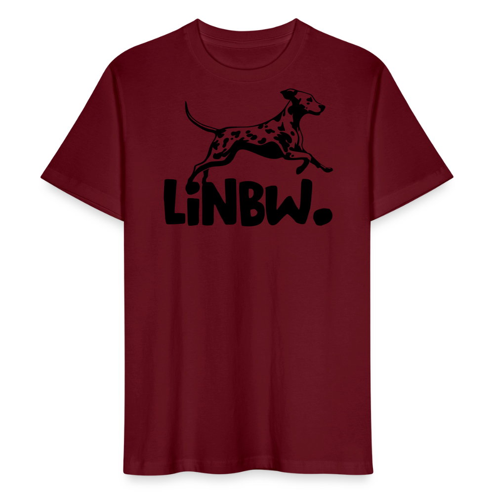 LiNBW. Männer T-Shirt - Burgunderrot