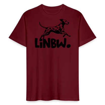 LiNBW. Männer T-Shirt - Burgunderrot