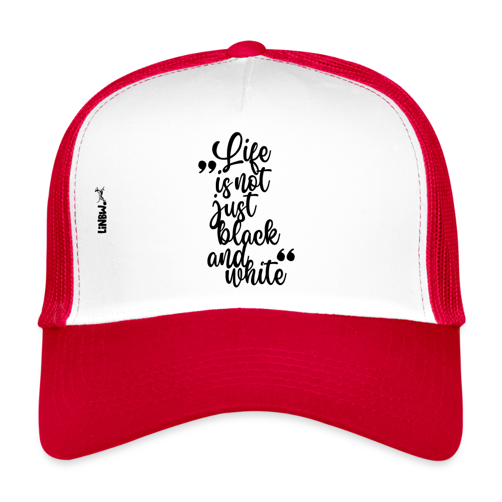 LiNBW. Cap Life is not just black and white - Weiß/Rot