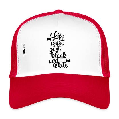 LiNBW. Cap Life is not just black and white - Weiß/Rot
