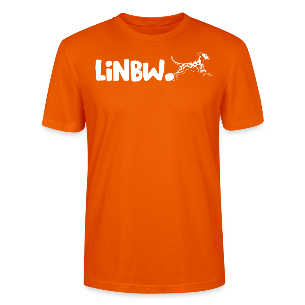 LiNBW. Männer T-Shirt Life is not just black and white - Tieforange