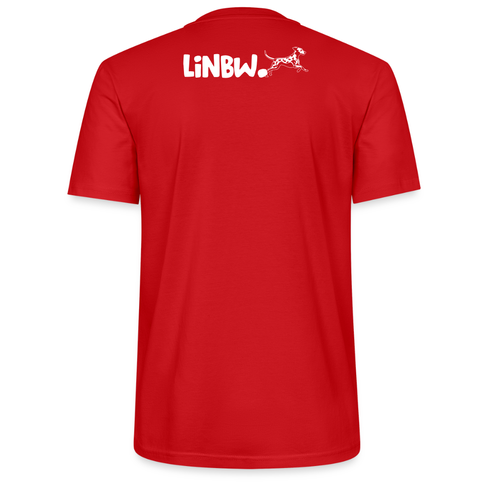 LiNBW. Männer T-Shirt Life is not just black and white - Rot