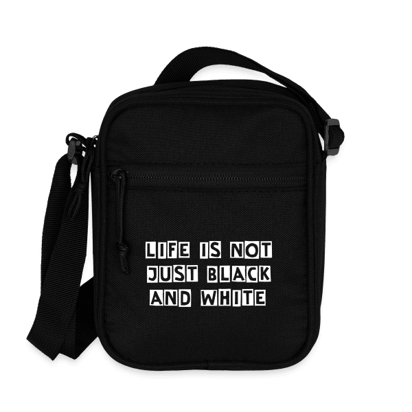Crossbody Bag – Funktionelle Umhängetasche mit Reißverschluss & verstellbarem Gurt - LiNBW. - LIFE IS NOT JUST BLACK AND WHITE