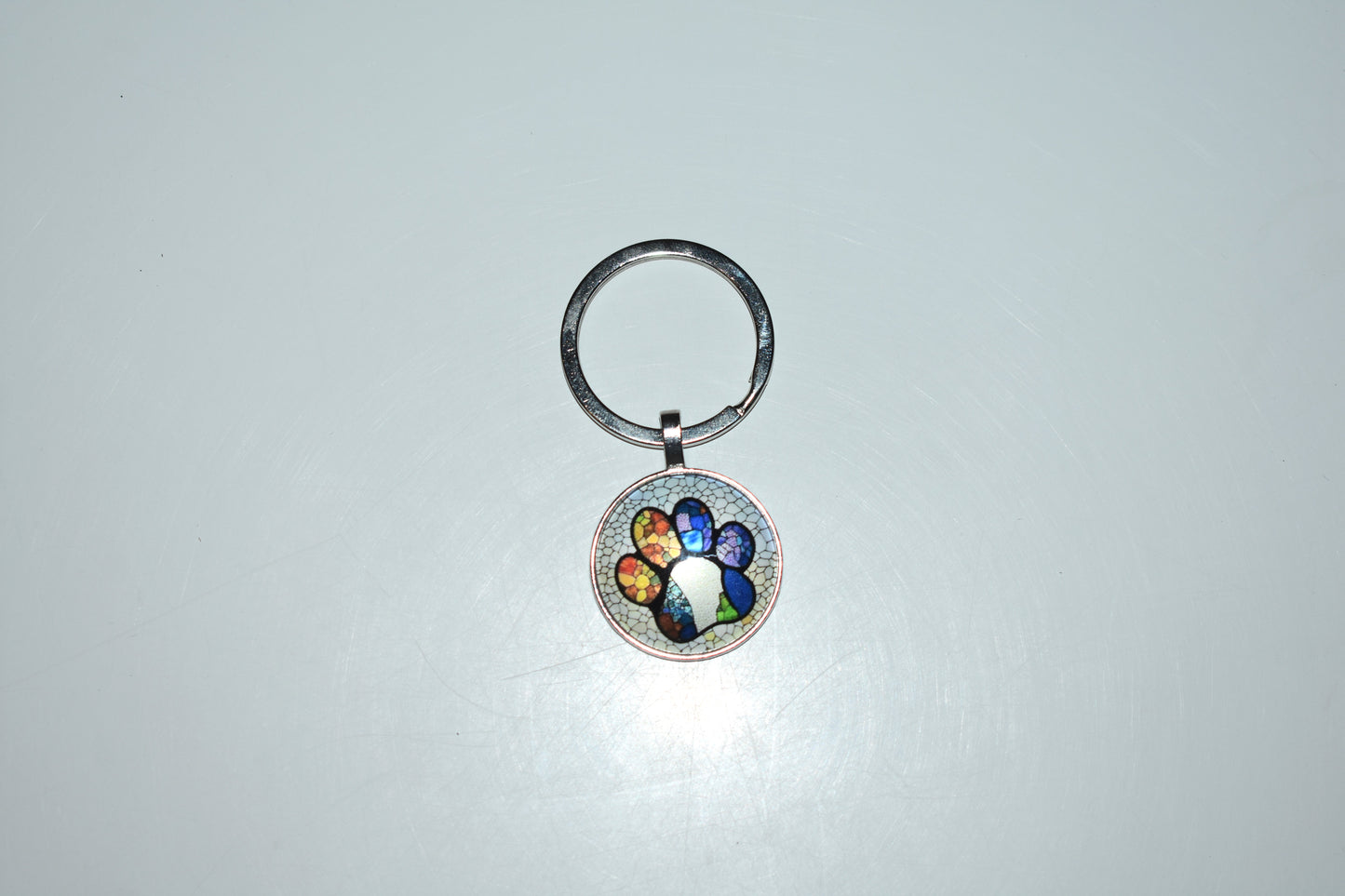 LiNBW. Schlüsselanhänger Vintage-Pfotenabdruck (mit Geschenkverpackung)