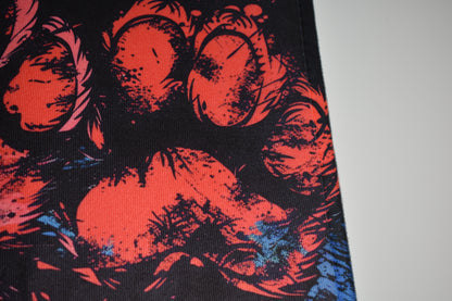 LiNBW. Türmatte Hundepfoten bunt, 40x60cm