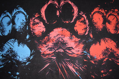 LiNBW. Türmatte Hundepfoten bunt, 40x60cm