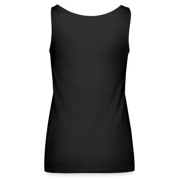 Dalmatiner Damen Tank Top aus 100 % Baumwolle – Sportliches Sommer-Basic für aktive Tage (Black) - LiNBW. - LIFE IS NOT JUST BLACK AND WHITE