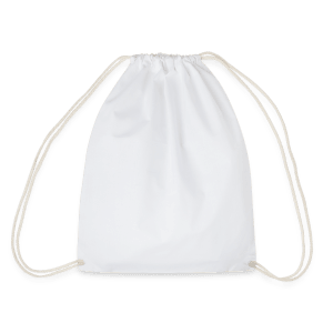 Turnbeutel 12 Liter – Umweltfreundlicher Baumwollbeutel mit Kordelzug für Sport & Alltag (White) - LiNBW. - LIFE IS NOT JUST BLACK AND WHITE