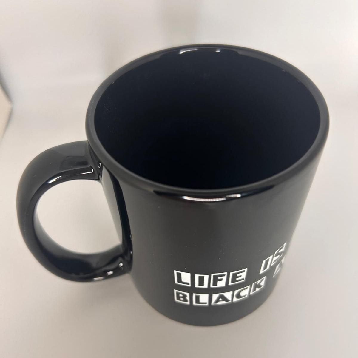 Dalmatiner Keramiktasse 325 ml – Robuste Tasse für Kaffee & Tee (Black) - LiNBW. - LIFE IS NOT JUST BLACK AND WHITE