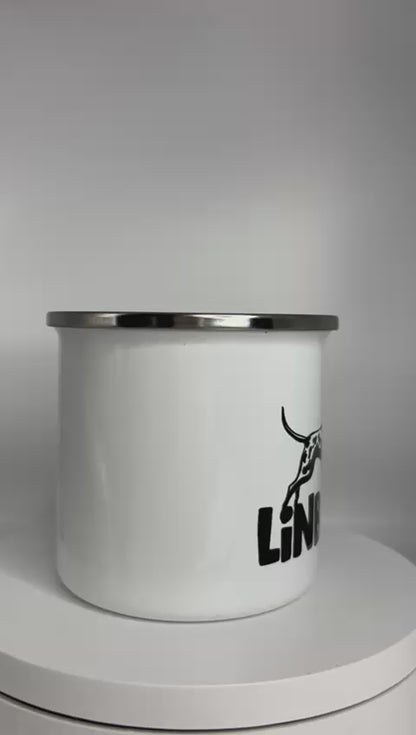 LiNBW. Emaille-Tasse Life is not just black and white