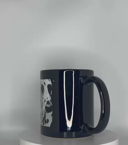Dalmatiner Keramiktasse 325 ml – Robuste Tasse für Kaffee & Tee (Black)